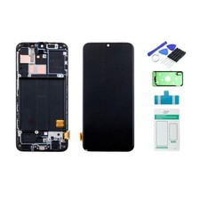 Samsung Galaxy A40 Display (mit Rahmen) schwa...