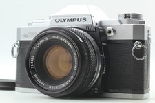 Near MINT Olympus OM30 SLR Film Camera Silver w/ 50mm F1.8 Lens From JAPAN