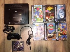 Sega Saturn Console & Games Bundle Inc Sonic R need for speed road rash & more