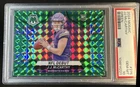 2024 Panini Mosaic JJ McCarthy RC Green Prizm NFL Debut #275 Vikings PSA 10