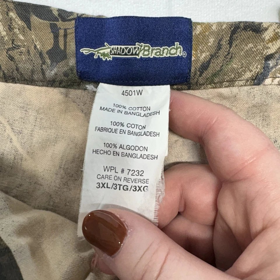 Pantalones cargo Shadow Branch roble musgo camuflaje calce relajado tobillo ajustable para hombre 3XL Foto 4 de 4