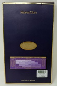 Maison Close Cut and Curled Red Back Seamed 20 Denier Stockings Les Coquetteries