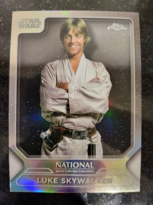 2025 Topps Chrome National Silver Pack Star Wars Luke Skywalker
