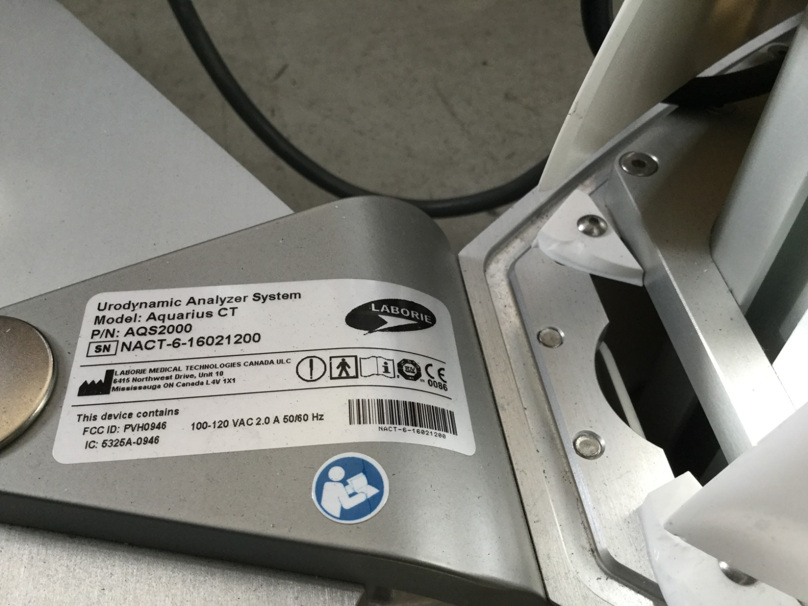 LABORIE URODYNAMIC ANALYZER SYSTEM