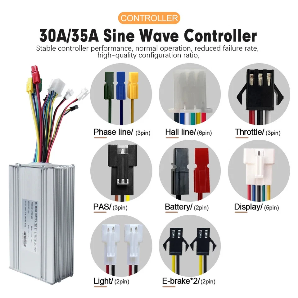 Ebike Fat Tire 48V 2000W 3000W 4.0Tire Hub Motor Wheel Snow Conversion Kit 20 26 - Image 4 of 4