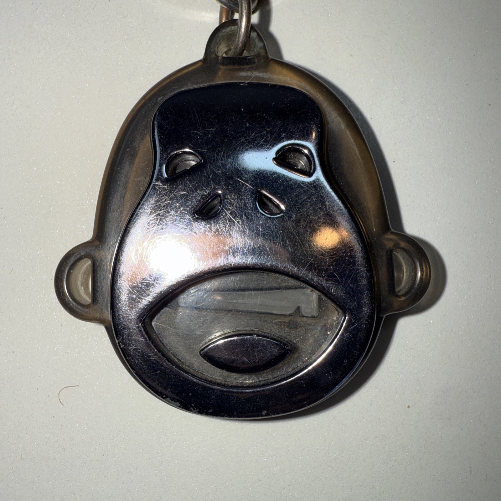 Kipling Two Face Double Gorilla Gray Vintage Keyc… - image 3