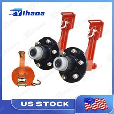 2Pack Shipping Container Wheels 6-Lug Wheels Kit, Shipping Container Accessories