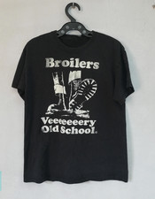 VTG BROILERS Band Album Music Heavy Cotton Black T Shirt S-5XL UR735