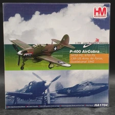 Hobby Master 1:72 P-400 AirCobra 347th FG 67th FS Guadalcanal 1942 NIB HA1704