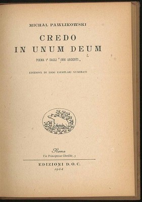 Credo in unum Deum