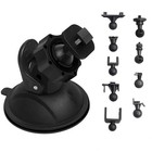 TiToeKi Dash Cam Suction Mount with 15+ Swivel Ball Adapters Compatible
