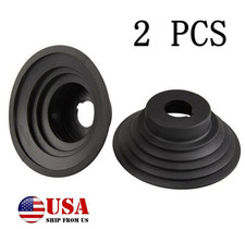 2PCS 70-110mm Universal LED HID Headlight Dust Cover Car Rubber Seal Housing Cap