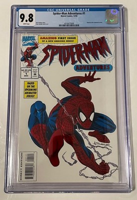 Spider-Man Adventures #1 (1994) CGC 9.8 W/P Direct Edition Embossed Foil