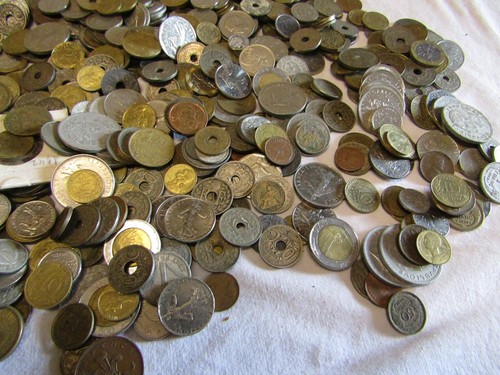15... Lote de 4 kilos de monedas antiguas francia mundo - Imagen 4 de 12