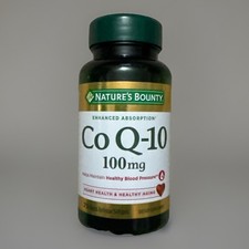 Nature's Bounty CoQ10 100mg 75 Rapid Release Softgels EXP 04/2026 free ship