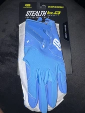 Grip Boost Stealth 6.0 Boost Football Gloves in Blue Adult Medium