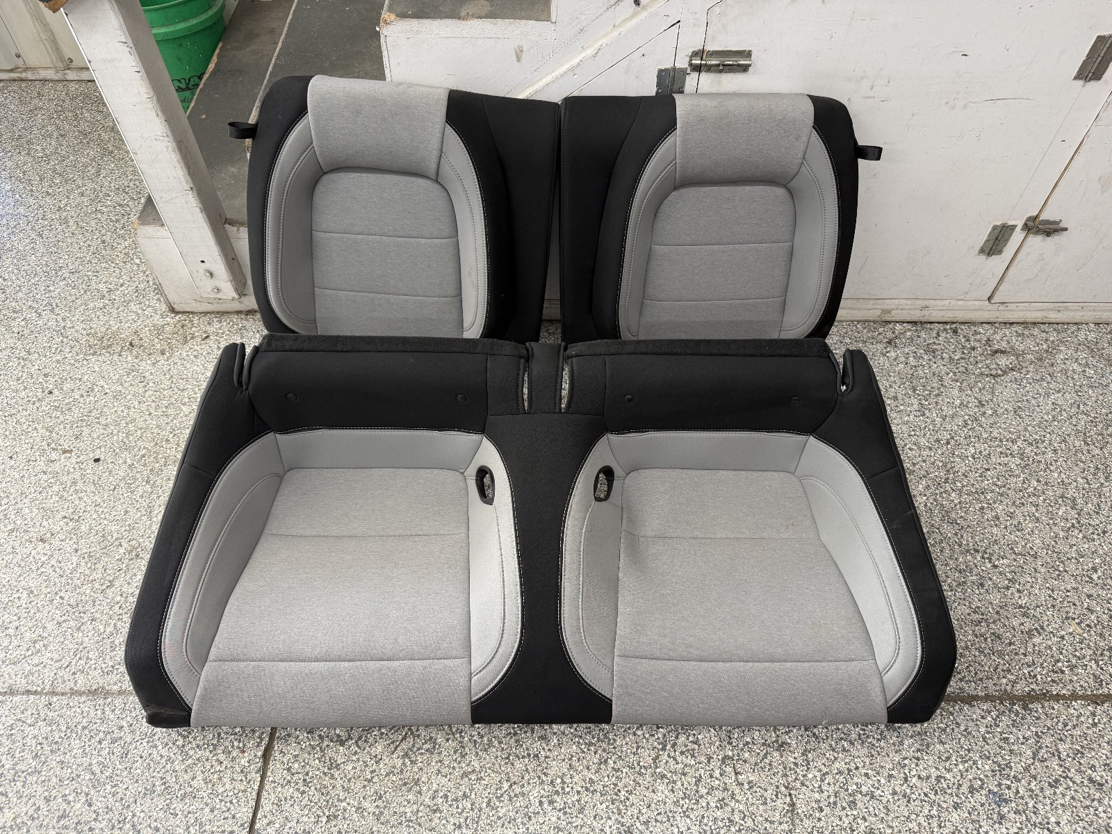 2024-2025 Ford Mustang GT Grey/Black Cloth Rear Seats Coupe - OEM