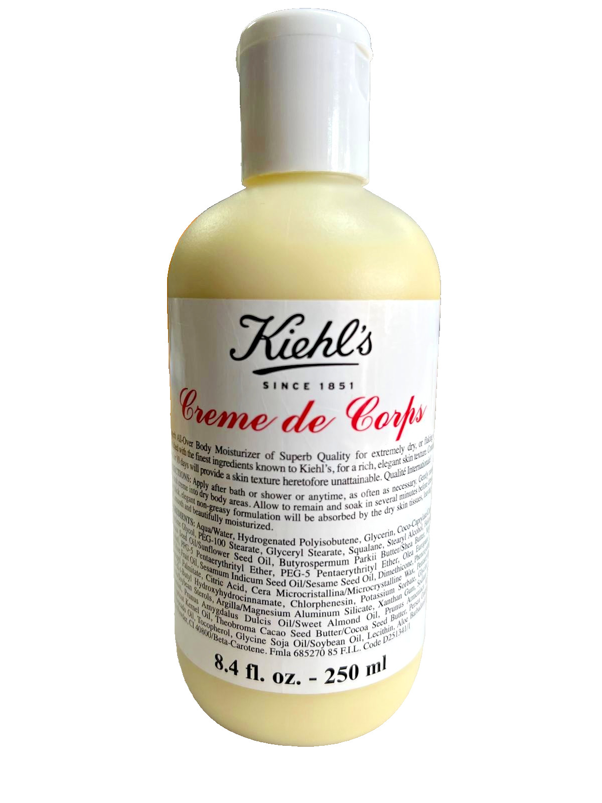 8.4oz/250ml With Cocoa Butter New & Sealed