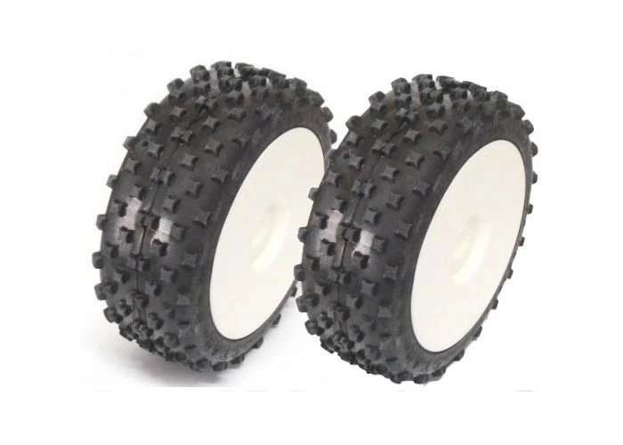 Tamiya 54896 Pneumatici Per Buggy 2WD Rib-Spike (2) 60/20 Anteriore - Modellbau Berlinski Modellbaufachhandel - Foto 2