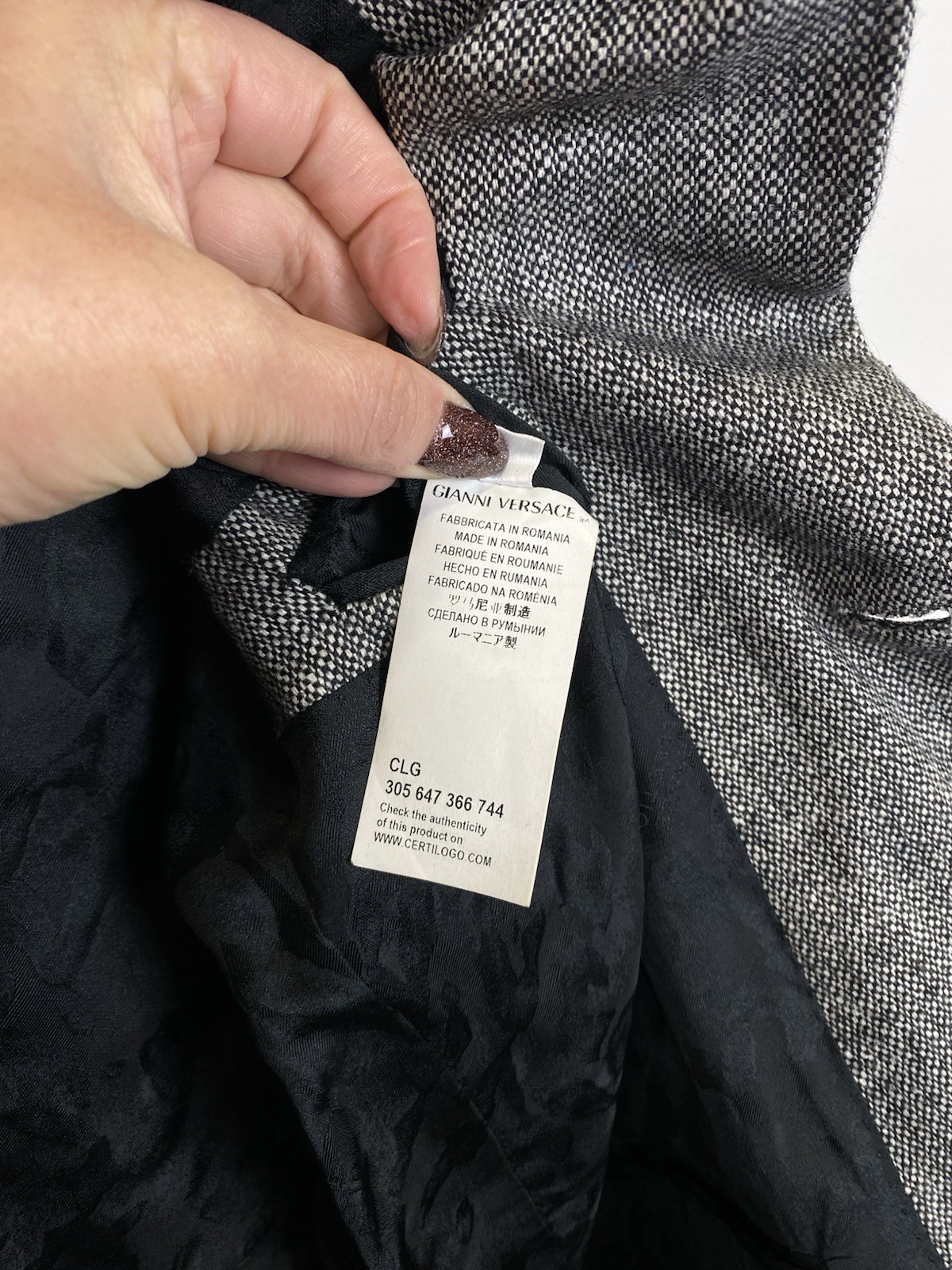 Versace Collection Single Breasted Two-Buttons Bl… - image 10