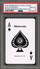 Pokemon Pretend Magikarp/Gyarados Pikachu Playing Cards Ace of Spades PSA 10