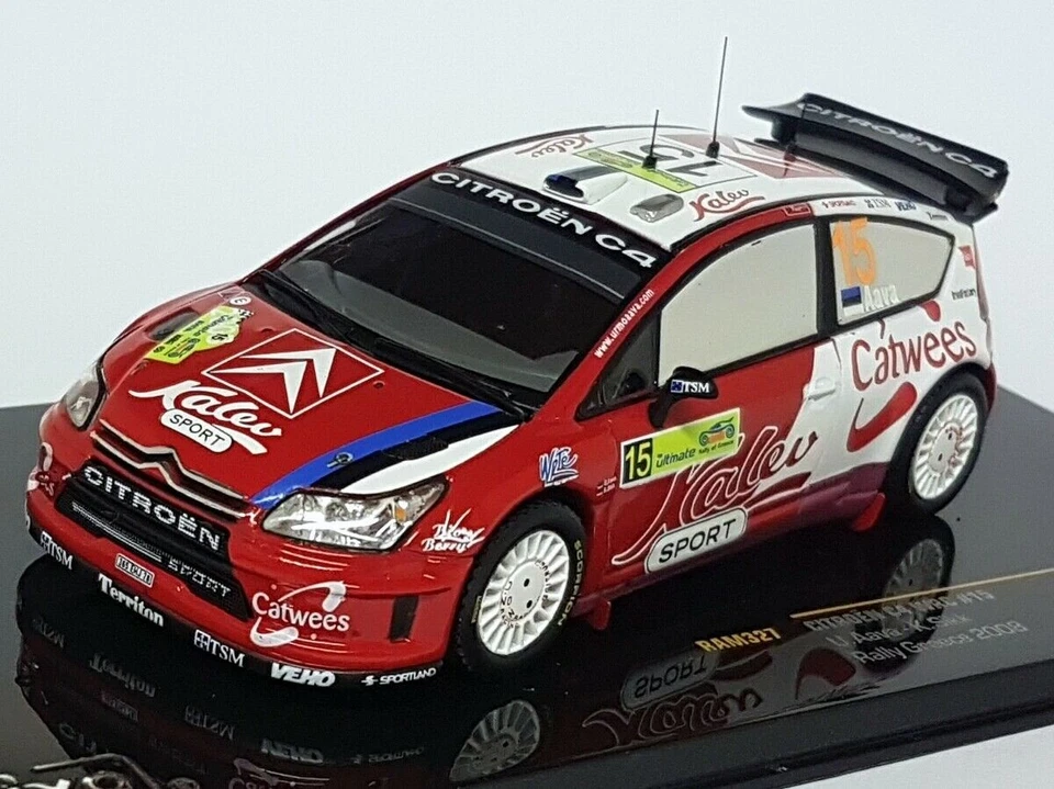 Ixo 1/43 Scale - RAM327 Citroen C4 WRC #15 Rally Greece 2008 Diecast Model Car - Image 3 of 4
