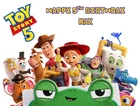 Toy Story 5 themed  A4 Size (10" x 7.5")  Edible Birthday Cake Topper.