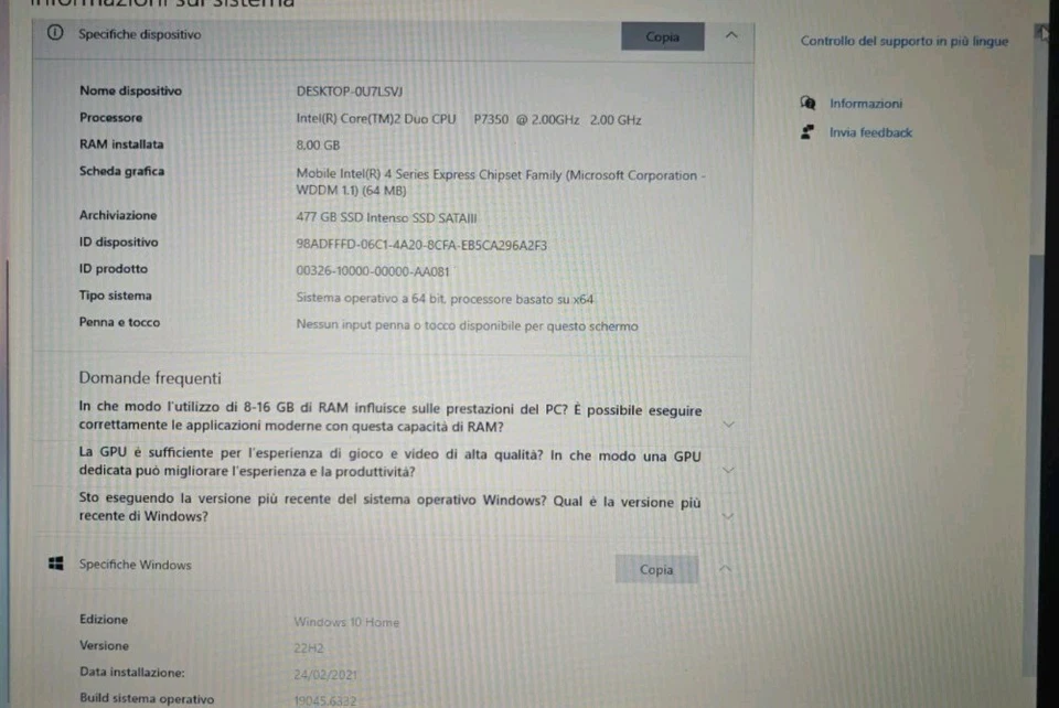 Workstation Notebook Asus X71 - Immagine 4 di 4