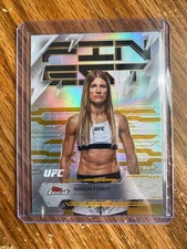 2025 Topps Finest UFC Manon Fiorot #288 Gold Refractor 4/20