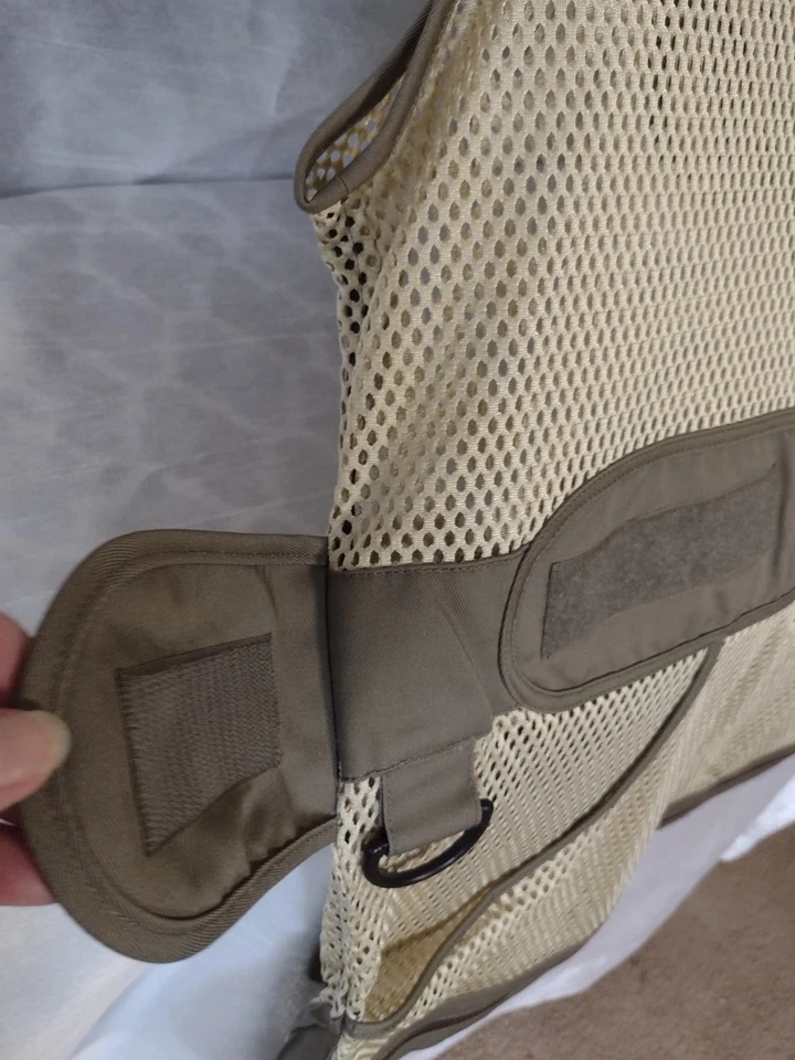 Colete de Tiro Lebre Selvagem com Almofada de Recuo Comedor de Choque, Extra Grande, Colete Sálvia Cáqui - Imagem 4 de 4