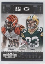 2014 Panini Contenders Round Numbers James Wright Jeff Janis #14 1x1
