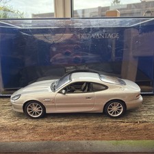 AutoArt 1.43  50201 ASTON MARTIN DB7  Metallic Silver  boxed display only 