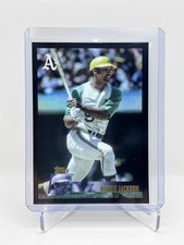 2025 Topps Archives Black Foil REGGIE JACKSON #115 Oakland A's