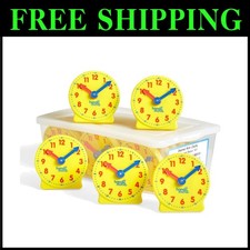 Educational Analog Clocks for Kids - 24 Pack