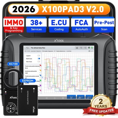 XTOOL X100PAD3 2.0 Profi OBD2 Diagnosegerät Scanner Alle System Key Programmier