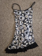 Weissman Silver Sequin Dance Costume Child Large Style Jazz