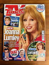 TV TIMES 11/7/2015 JOANNA LUMLEY Martin Clunes ANNE KIRKBRIDE Richard Osman