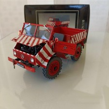 Shuco Mercedes Benz Unimog 401 Red 1:18