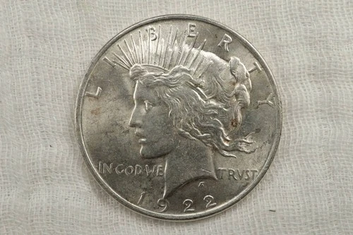 NobleSpirit Very Choice BU 1922 Silver Peace Dollar Bright Color