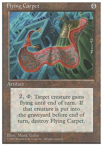MTG FLYING CARPET PLAYED - FLIEGENDER TEPPICH - 4TH - MAGIC