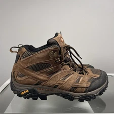 Merrell Moab 2 Mid Boots Mens 11 Brown Waterproof Vibram Hiking J06051 Shoes
