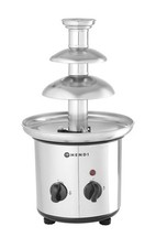 HENDI Schokoladebrunnen 3 Etagen 1,5 kg 230V 46W Edelstahl