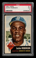 1953 Topps Set-Break # 1 Jackie Robinson PSA 5 EX