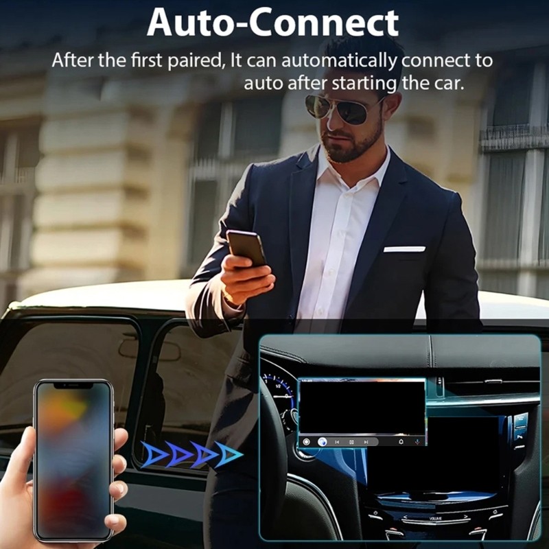 In Car Vehicle Video Connection Box Transform Wired Device to Wireless with Ease