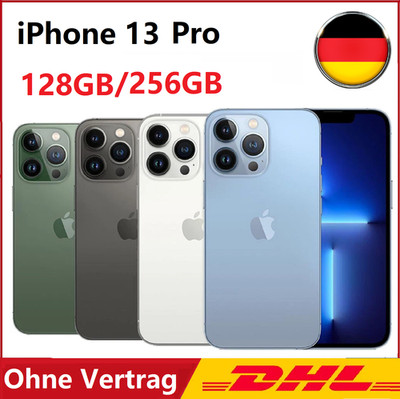 Neu Apple iPhone 13 Pro (5G) 128GB/256GB+6GB RAM Ohne Vertrag Smartphone Handys