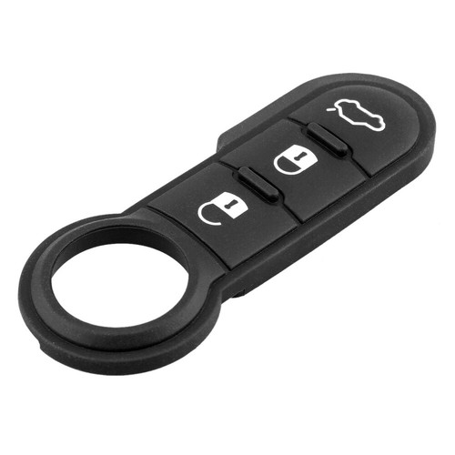 3 Button Fob Flip Key Remote Remote Car Key Case Cover for Fiat 500 Panda Abarth - Picture 5 of 8
