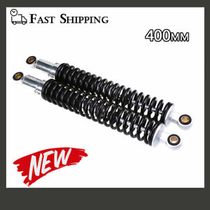 15.75" 400mm Motorcycle Shock Absorber Rear Air Suspension For Yamaha Honda BMW