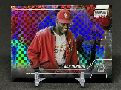 Bob Gibson 2022 Topps Stadium Club Chrome XFractor #22 St. Louis Cardinals