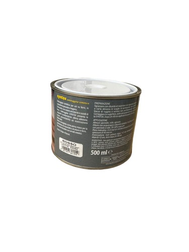 ANTIRUGGINE PER FERRO METALLO GRIGIO ROSSA SMALTO PITTURA FONDO VERNICE 500 ML - Foto 2 di 3