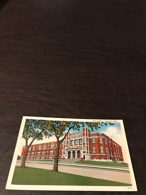 HIGH SCHOOL - CRESTON - IOWA -  UNPOSTED POSTCARD